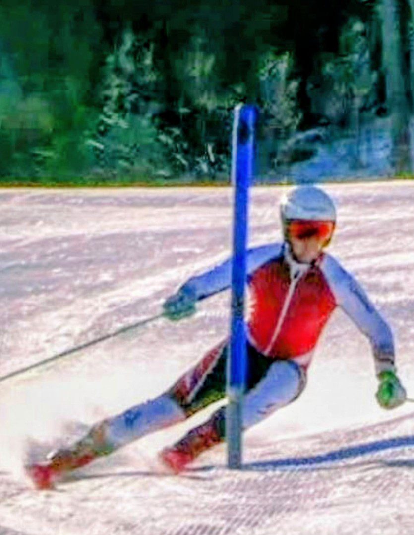 Inflatable slalom gates